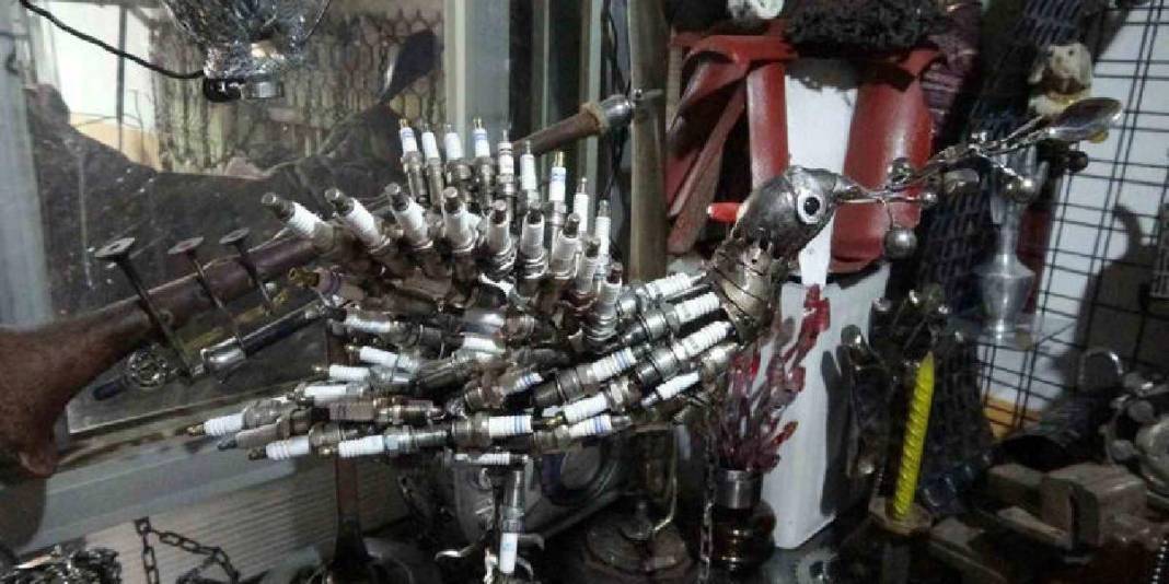 Doğayı koruyor, eserleriyle hayranlık oluşturuyor! Atıklardan sanata yolculuk 5